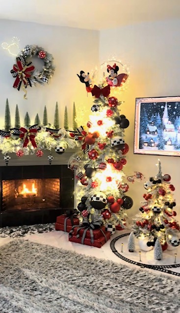 Whimsical Mickey Fireplace